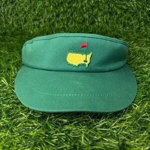 Masters Golf Visor Mens OSFA American Needle Green Embroidered Logo